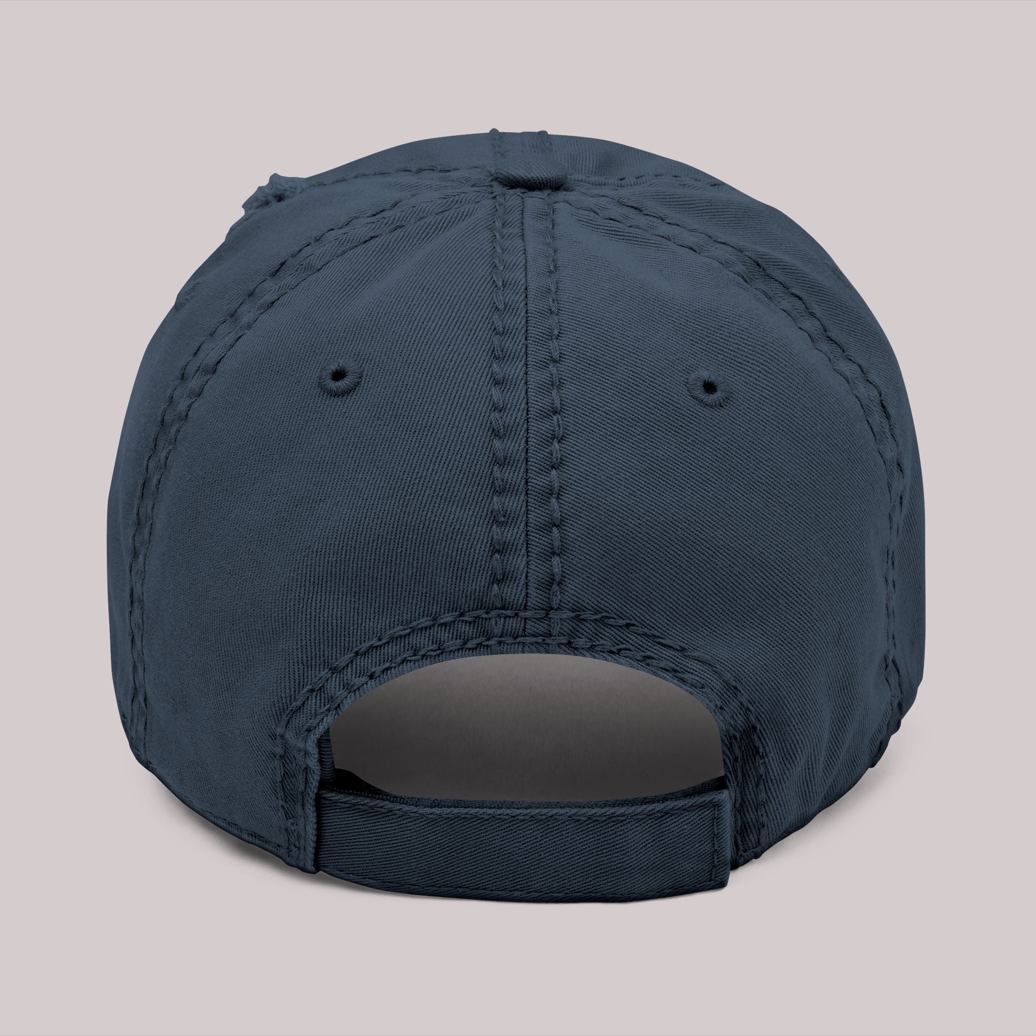 Distressed Monogram ZV Embroidered Hat | Distressed Dad Hat