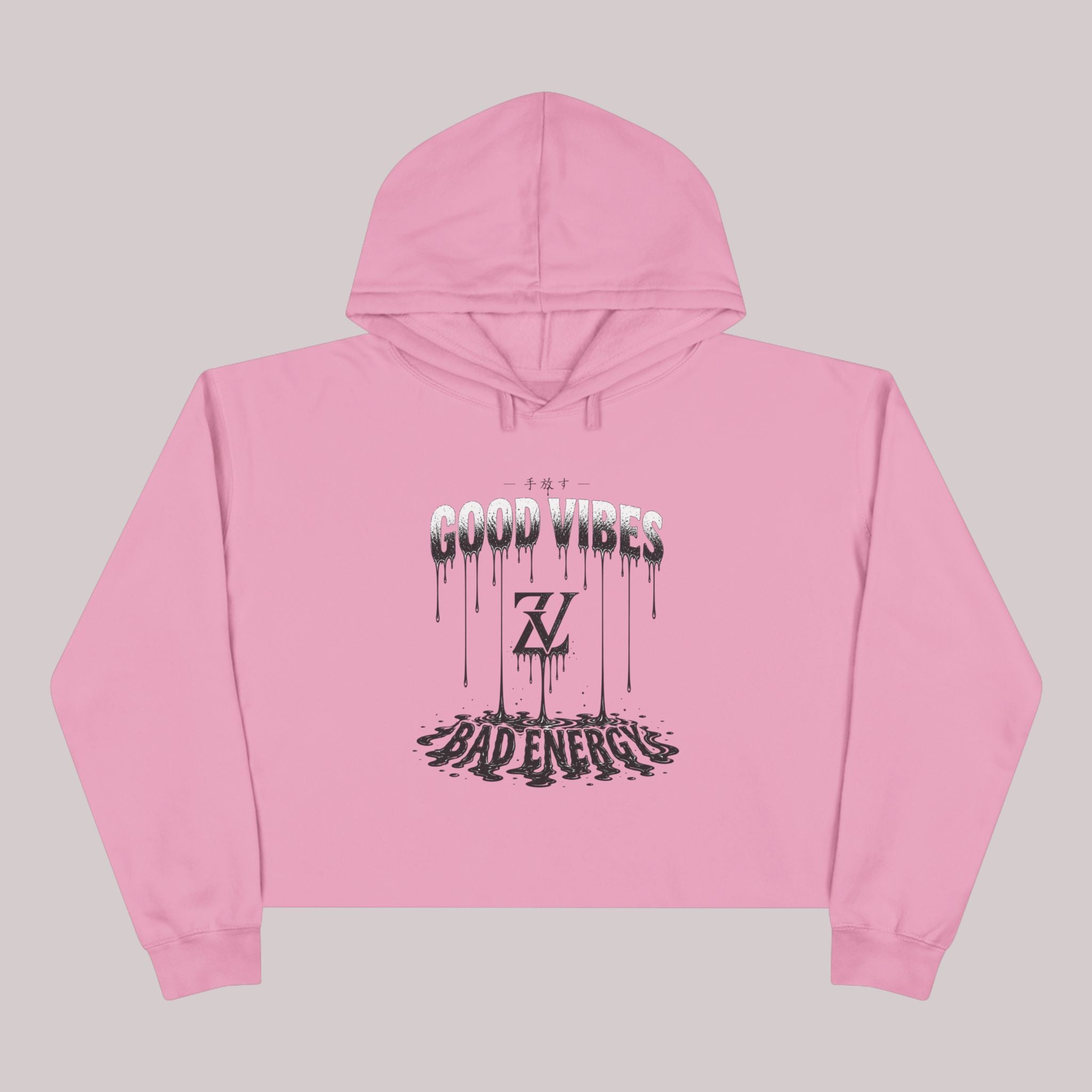 Good Vibes - Crop Hoodie