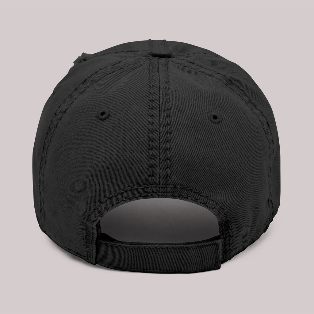 Distressed Monogram ZV Embroidered Hat | Distressed Dad Hat