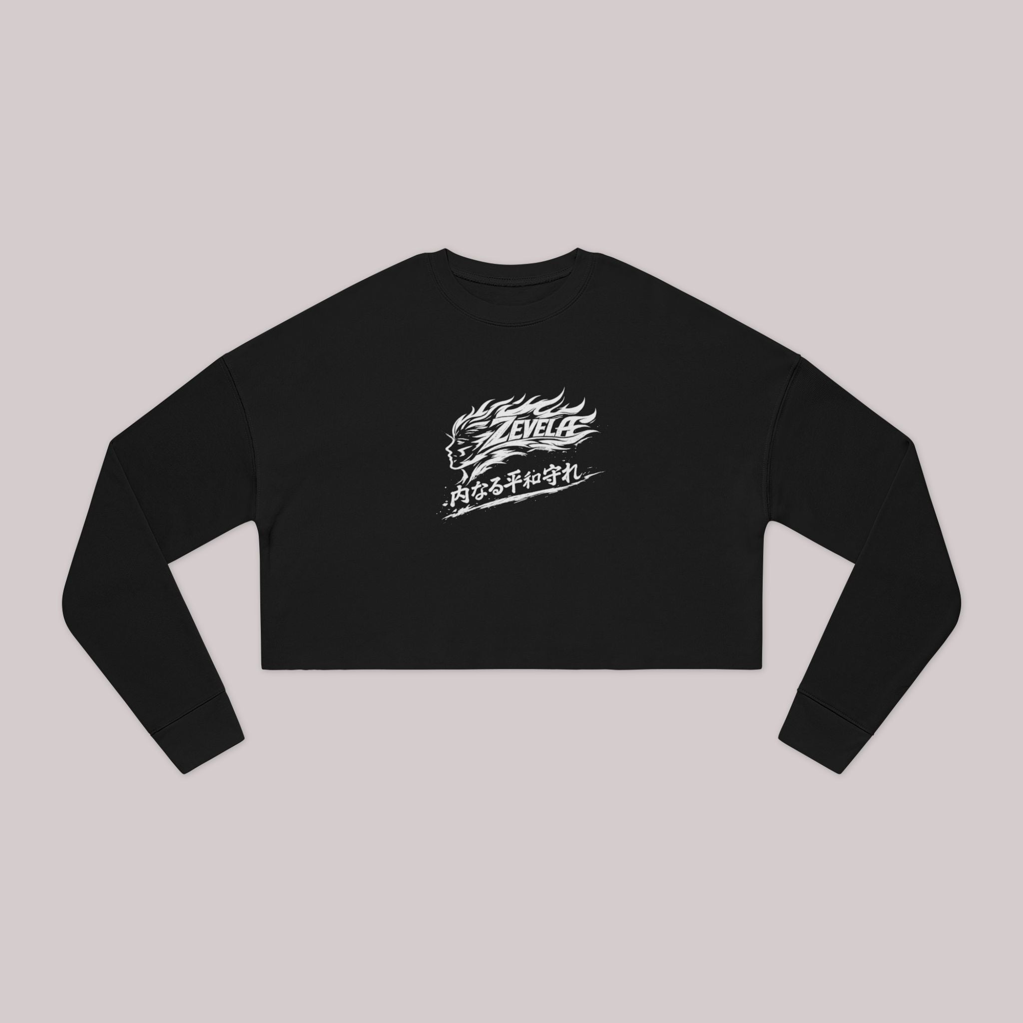 Protect your inner peace - Cropped Sweatshirt