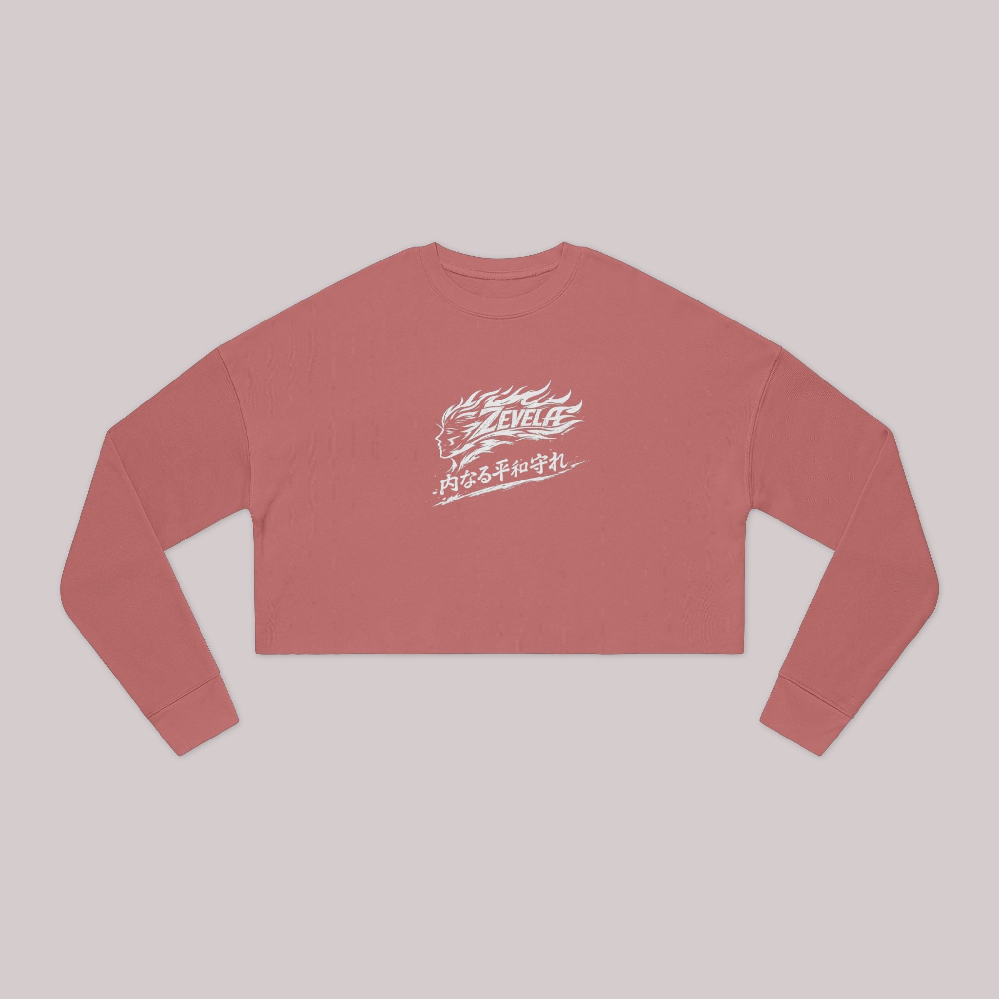 Protect your inner peace - Cropped Sweatshirt