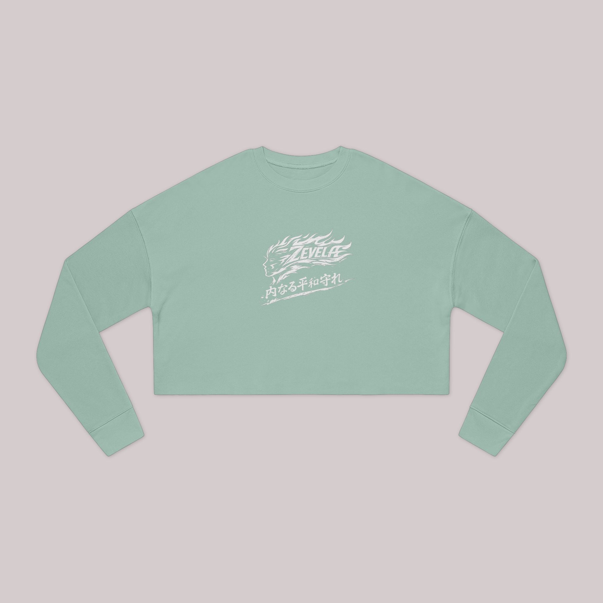 Protect your inner peace - Cropped Sweatshirt