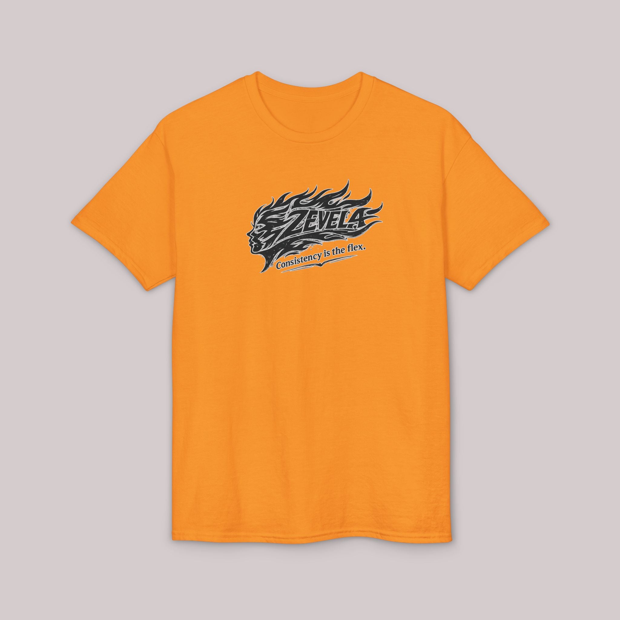 Flame logo ZEVELA T-Shirt  Consistency Is The Flex