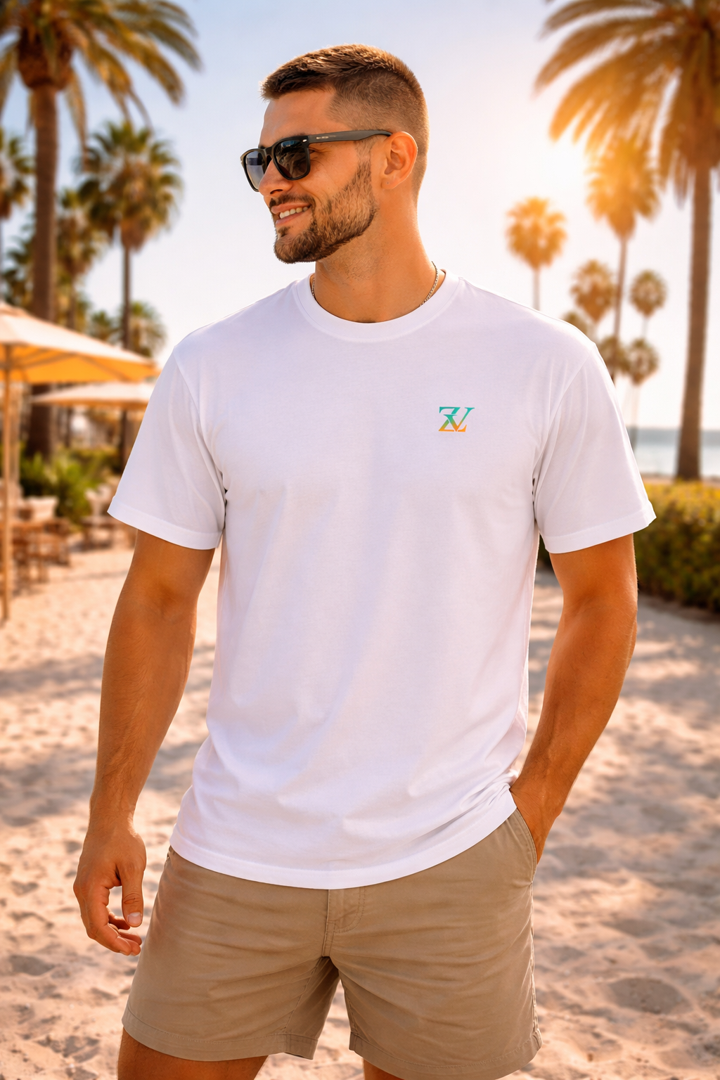 PLS Don't Kill My Vibe graphic tee | Oversized T-Shirt, beach brushstroke design