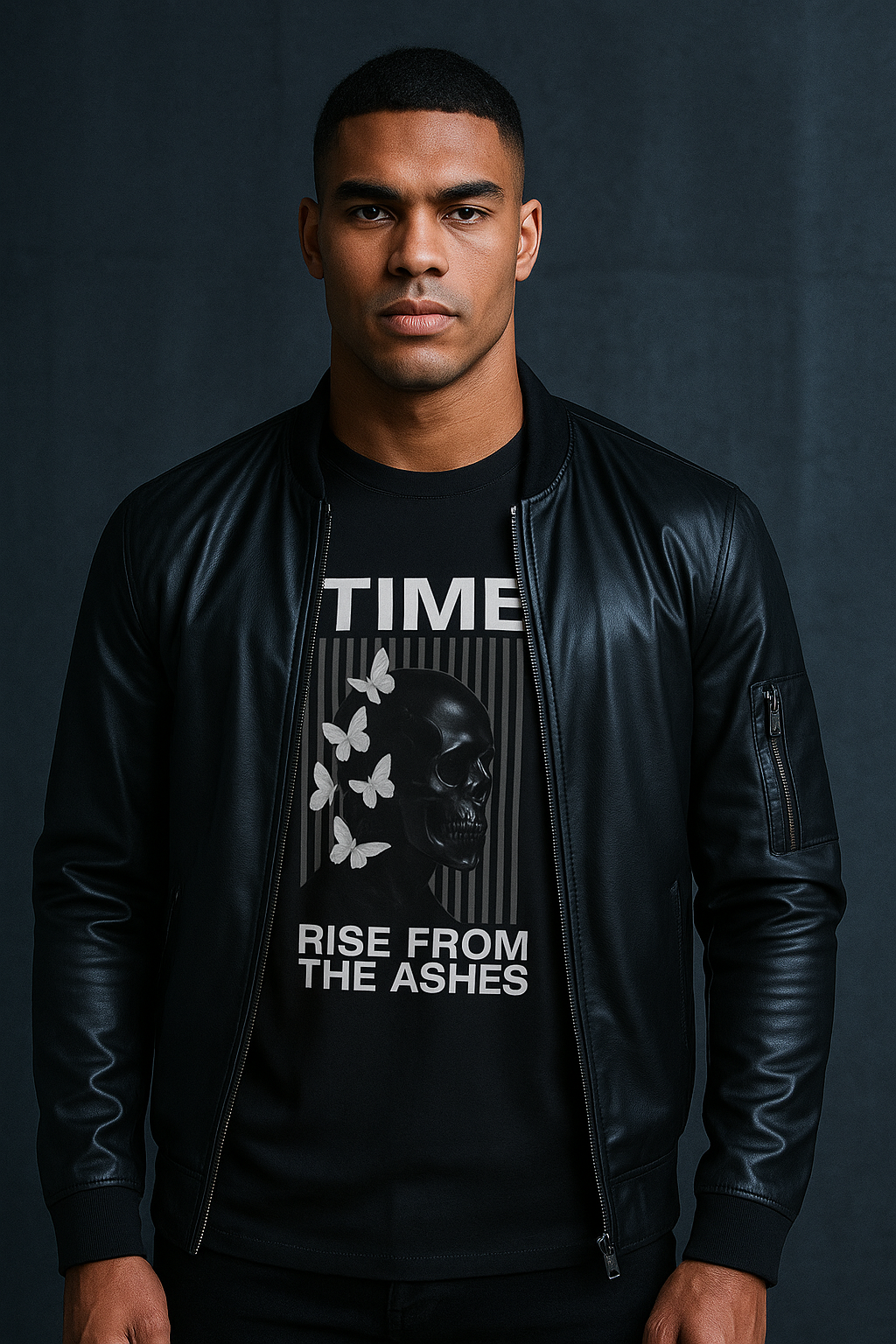 Rise From The Ashes Black and White T