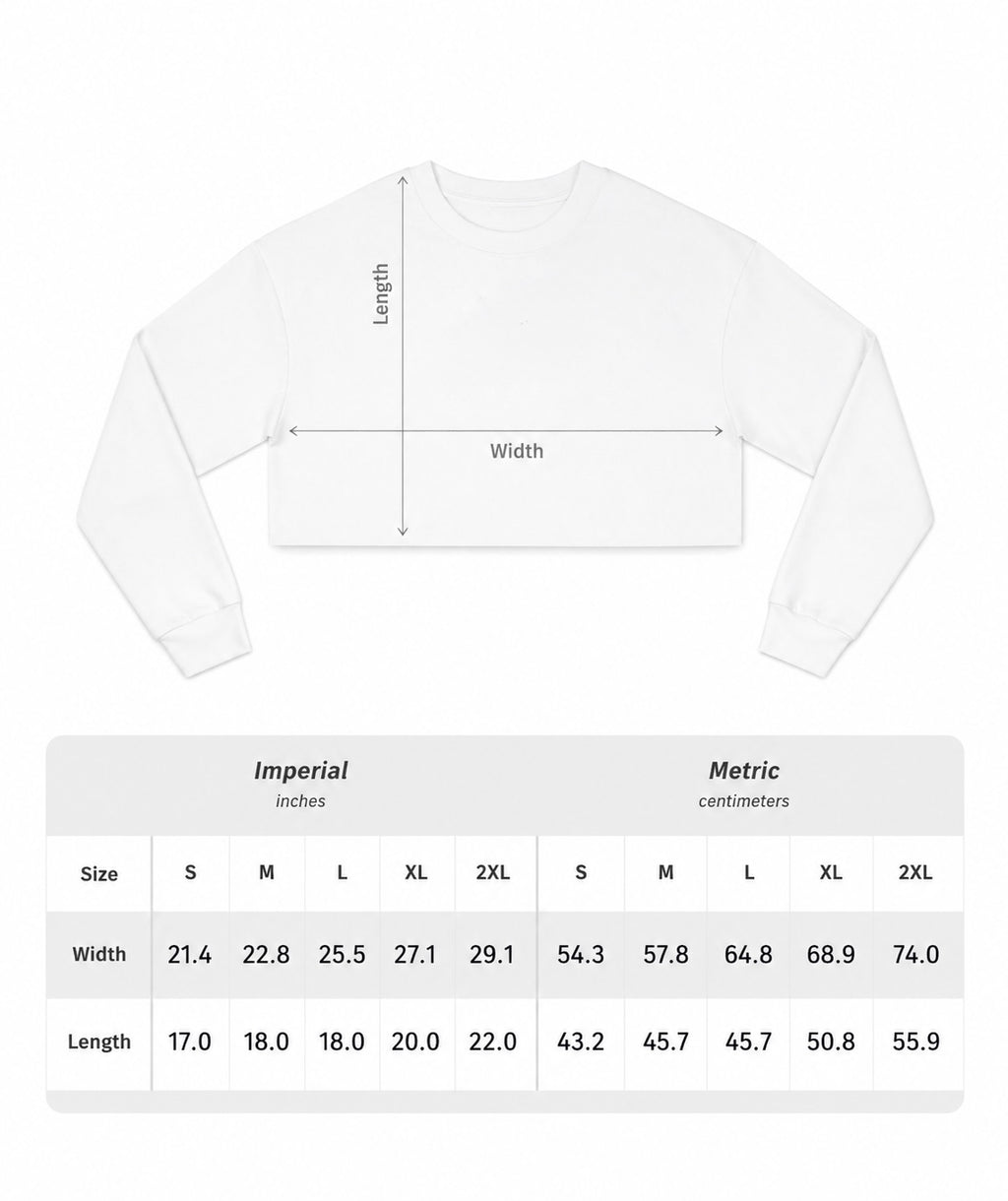 Protect your inner peace - Cropped Sweatshirt