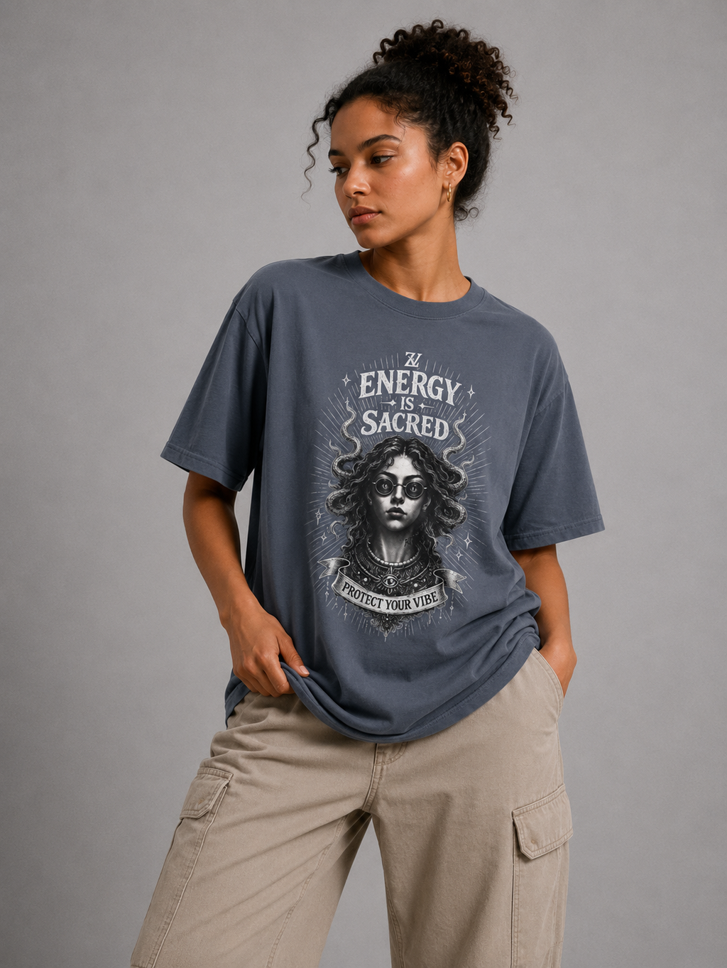 Energy is sacred - Faded T