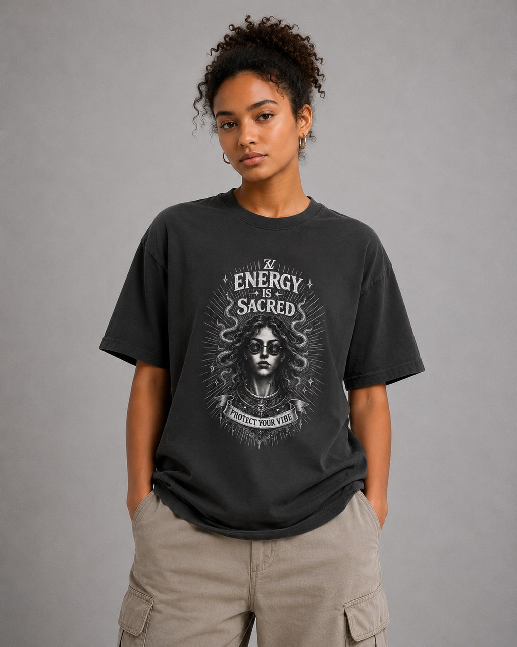 Energy is sacred - Faded T