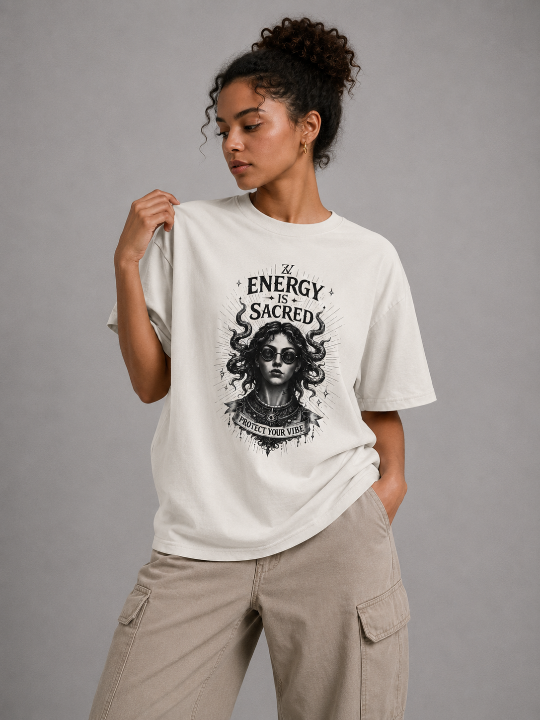 Energy is sacred - Faded T