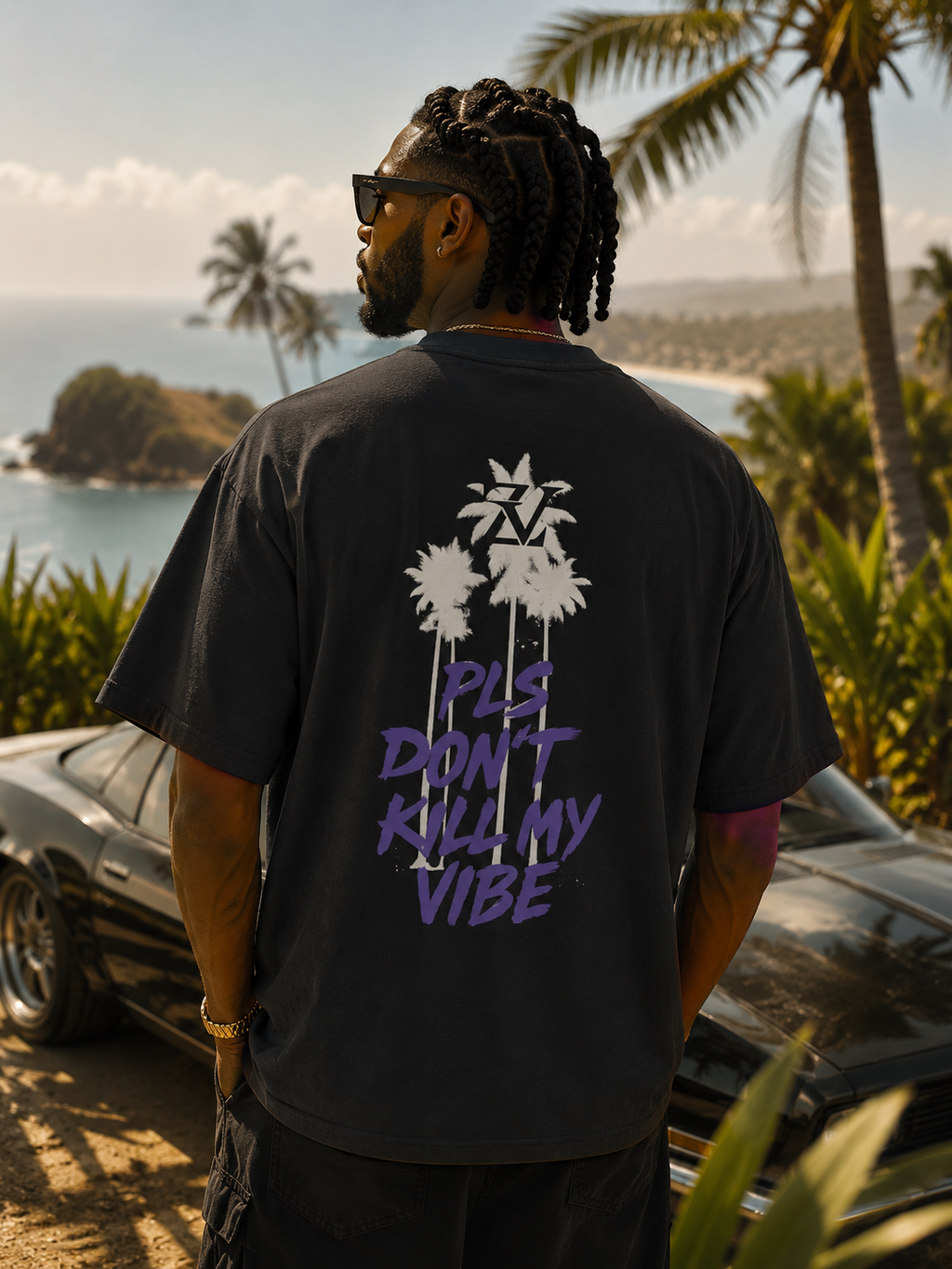 Pls don't kill my vibe Oversized Tee