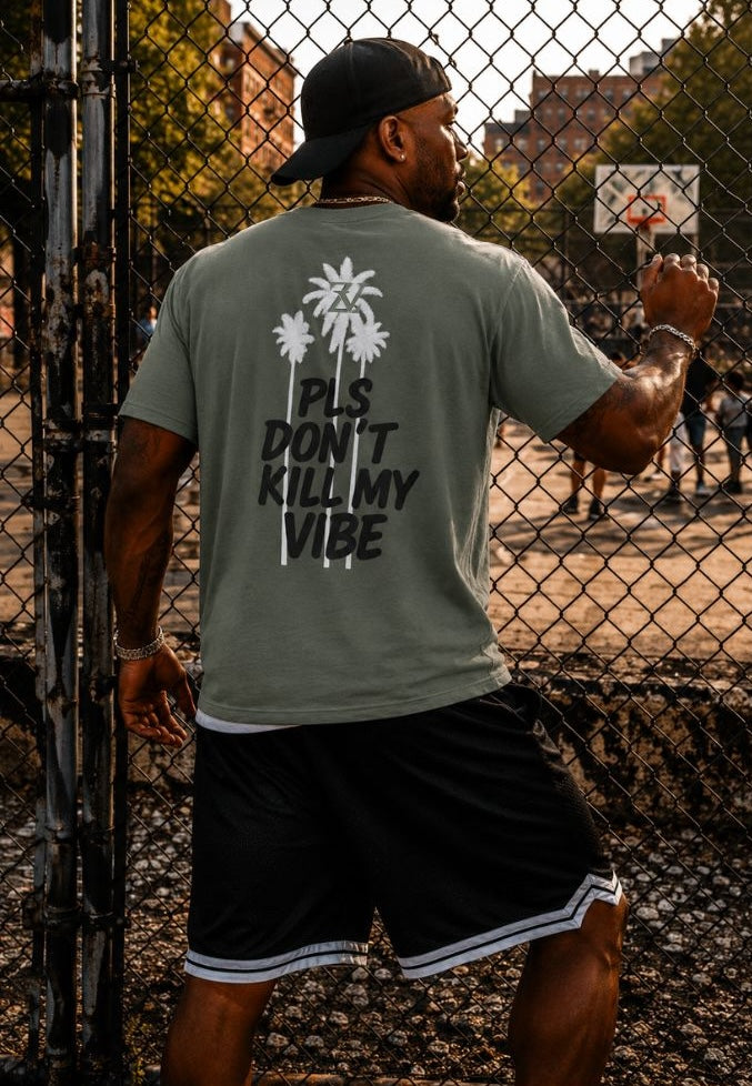 Pls don't kill my vibe Oversized Tee