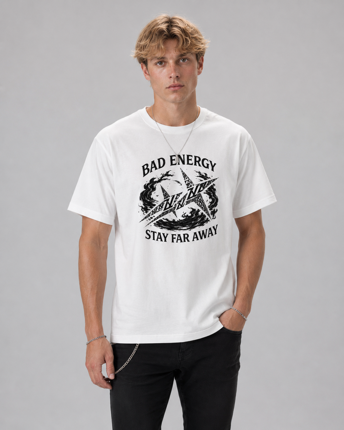 Bad Energy Stay Far Away - T