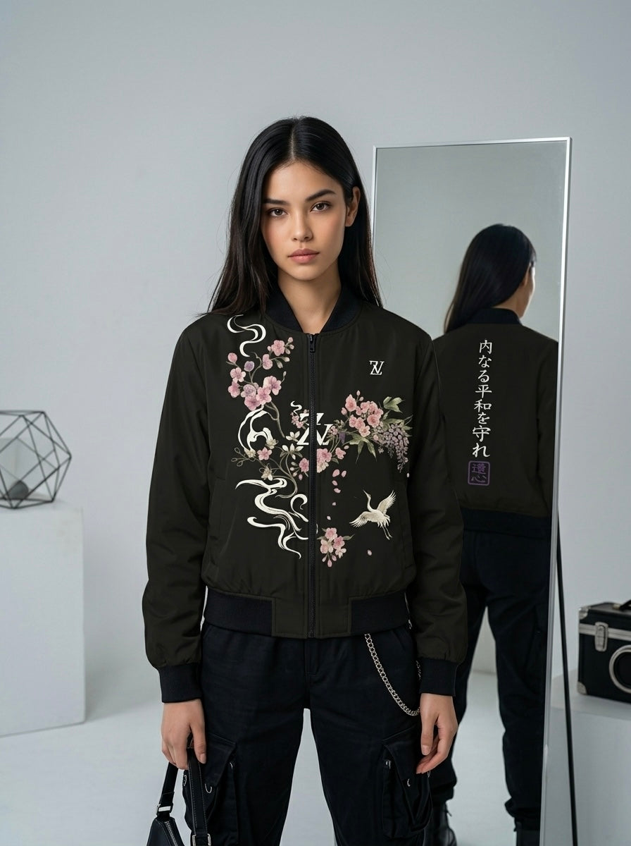 Protect Your Inner Peace  - Women's Bomber Jacket