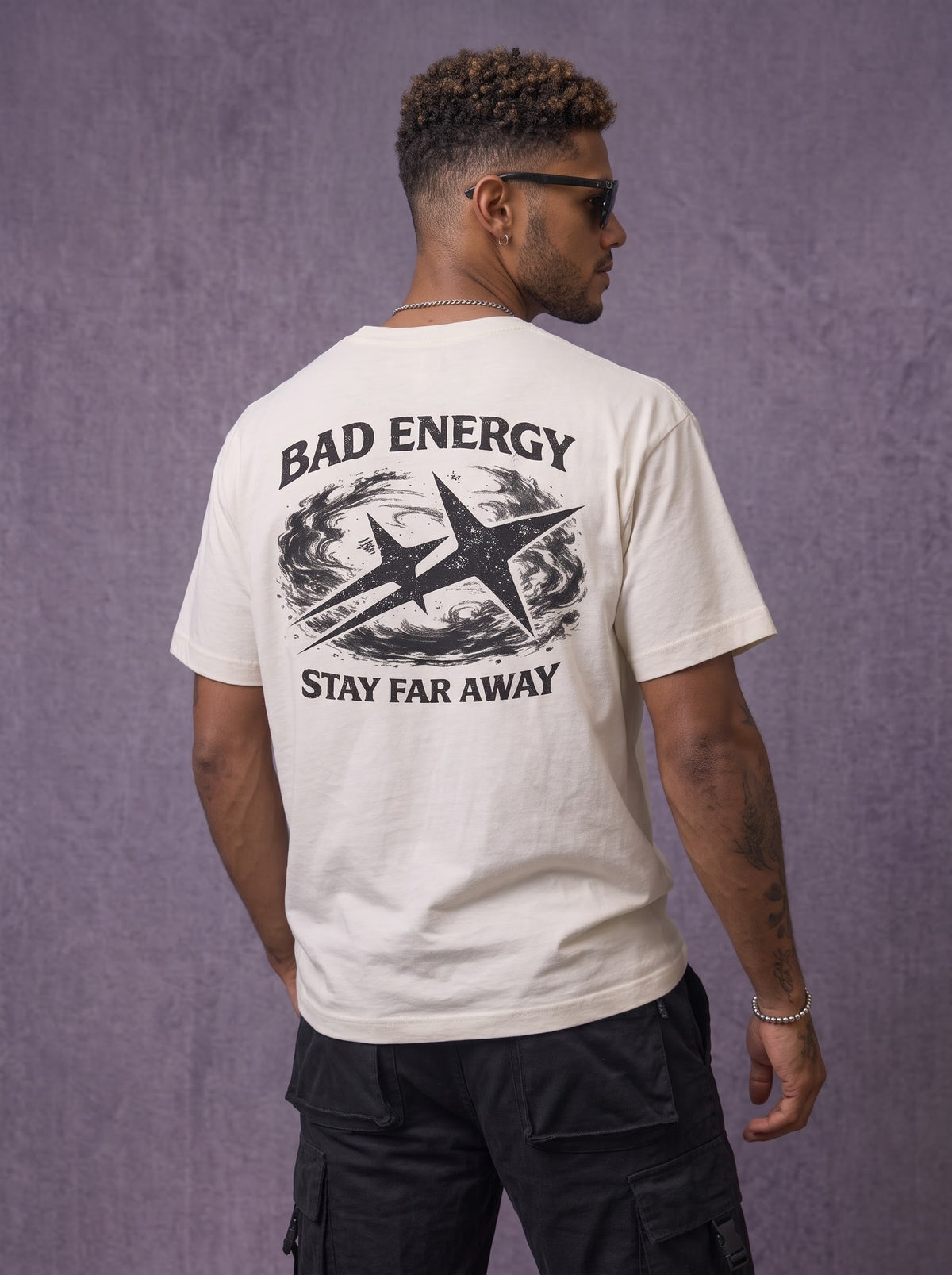 Bad Energy Stay Far Away (Back) - Tee