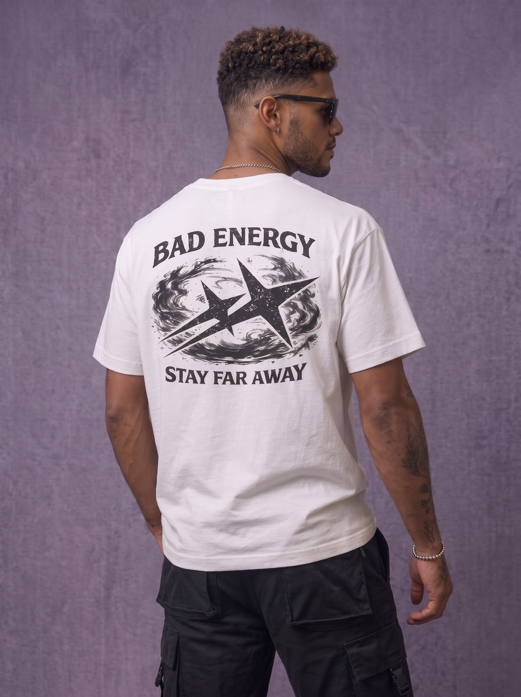 Bad Energy Stay Far Away (Back) - Tee
