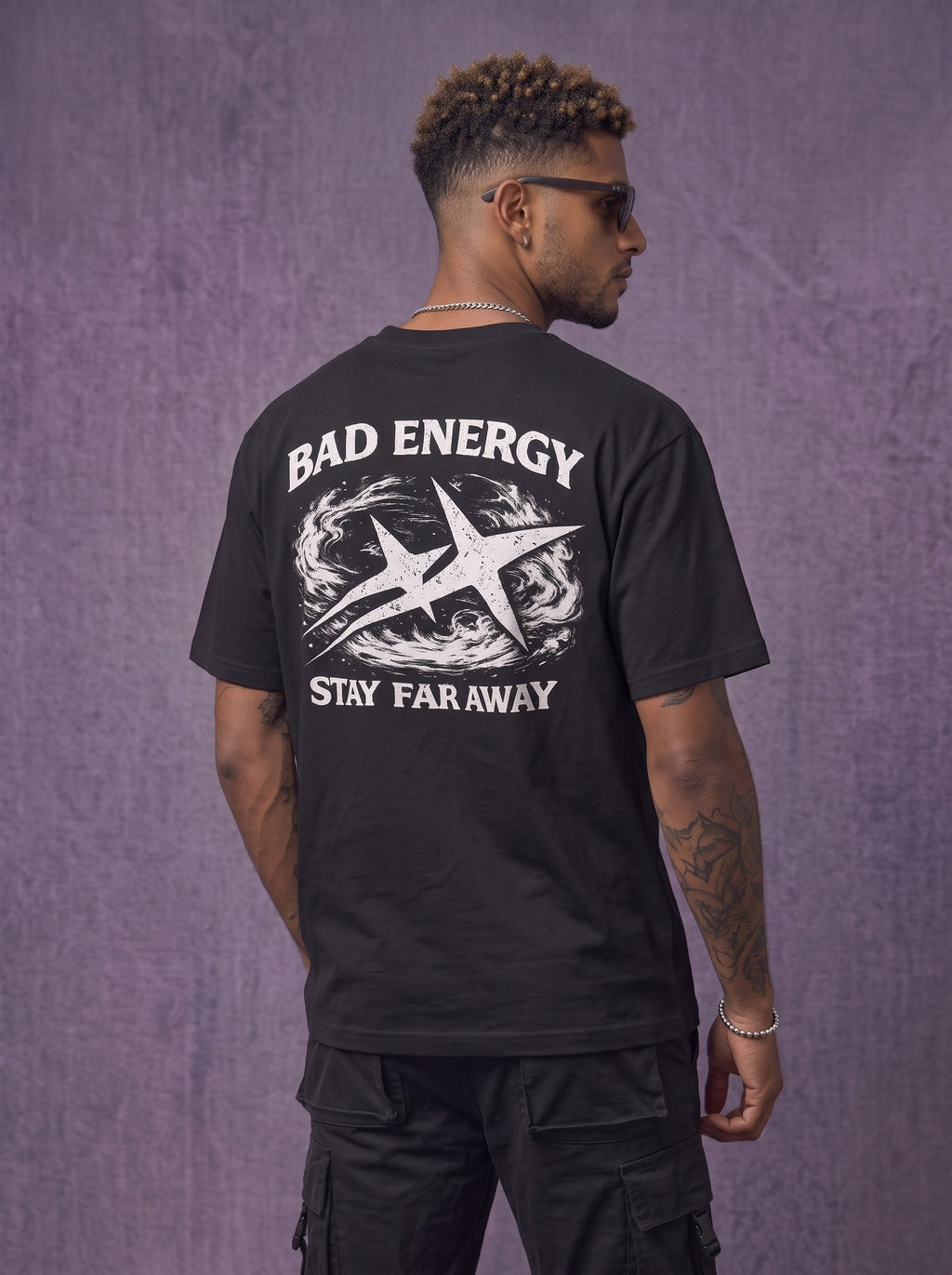 Bad Energy Stay Far Away (Back) - Tee