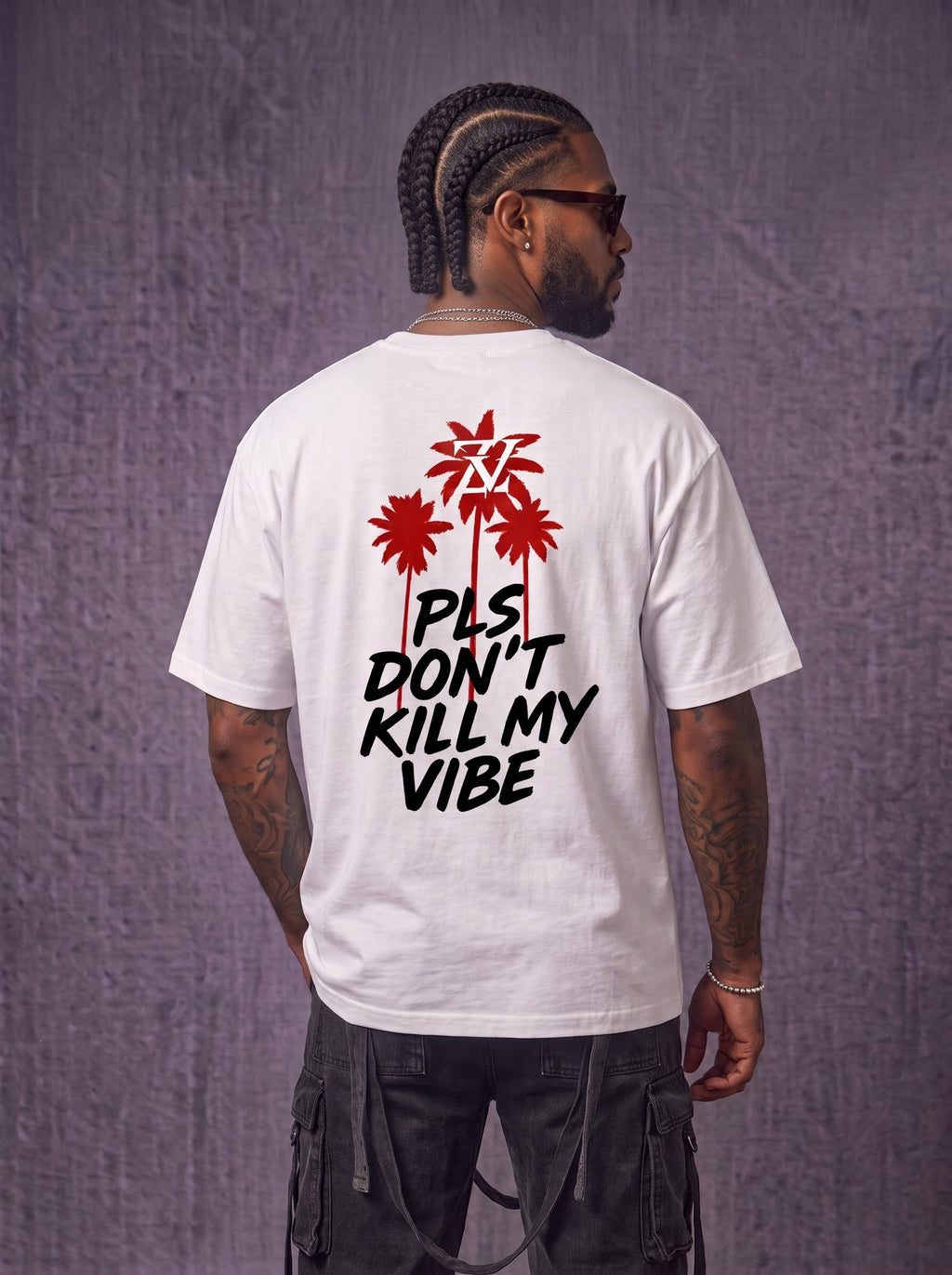 Pls don't kill my vibe Oversized Tee