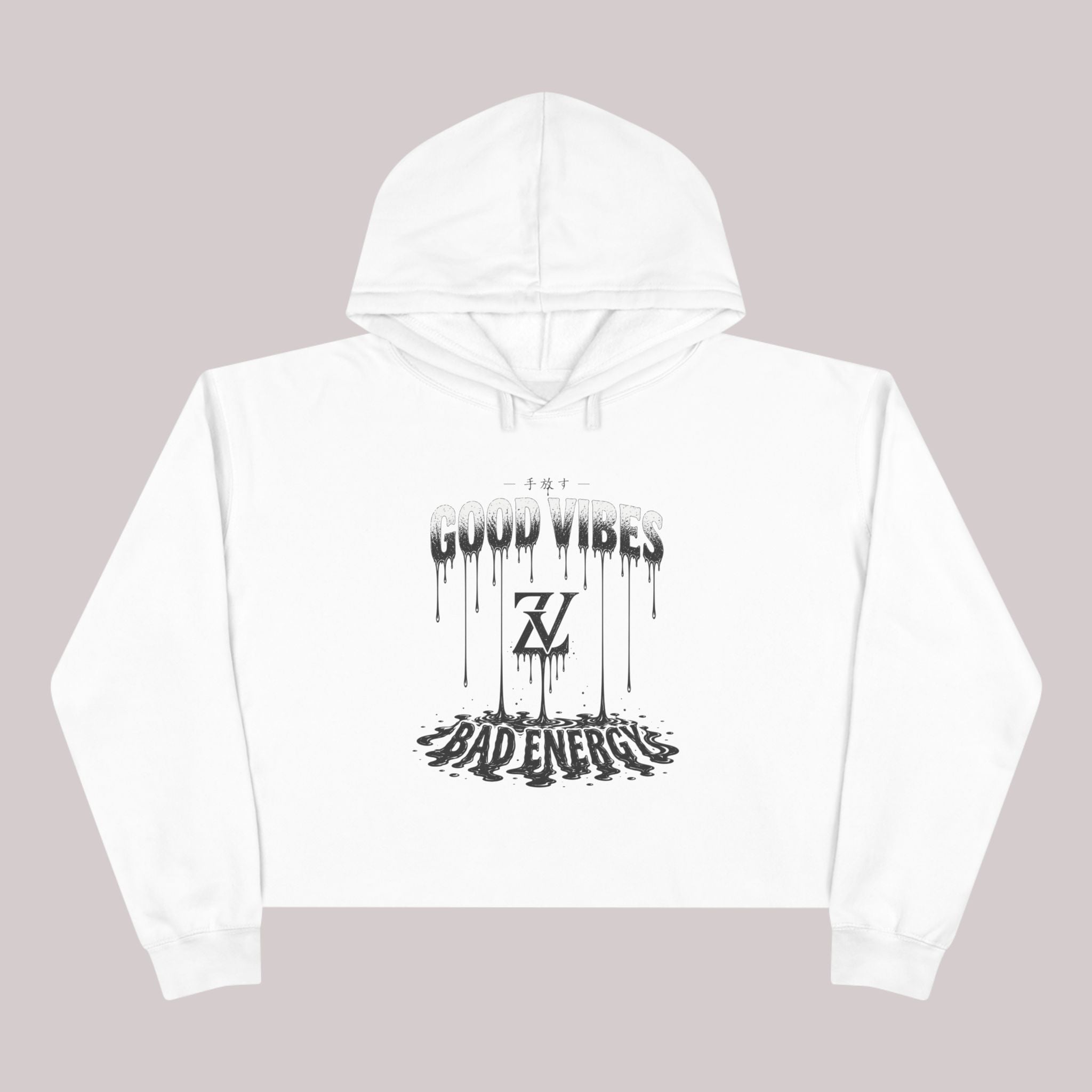 Good Vibes - Crop Hoodie