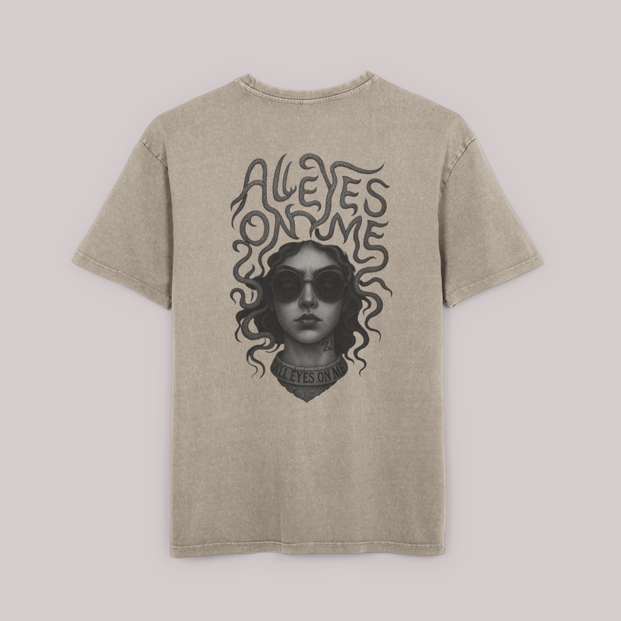 Medusa All Eyes On Me Shirt | Oversized Mythology Streetwear