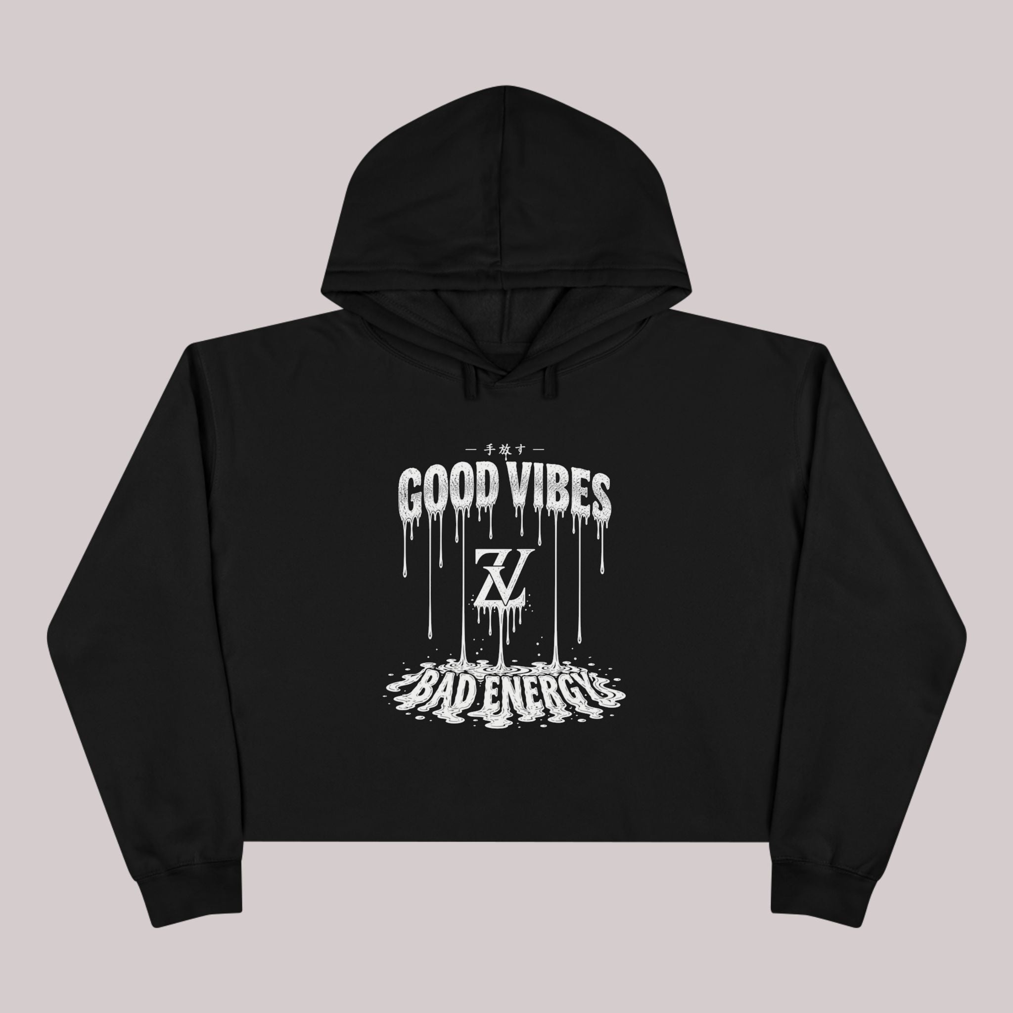 Good Vibes - Crop Hoodie