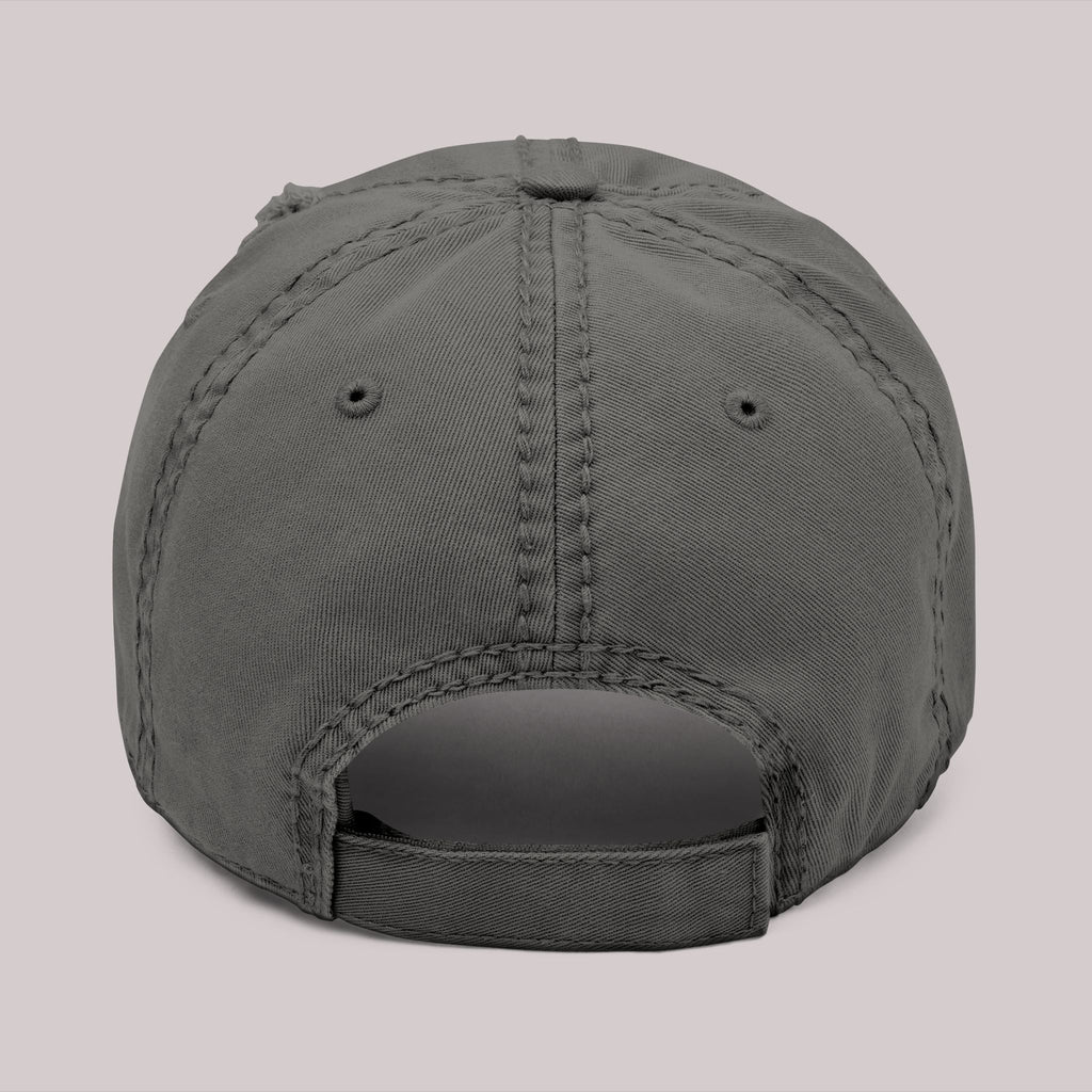 Distressed Monogram ZV Embroidered Hat | Distressed Dad Hat