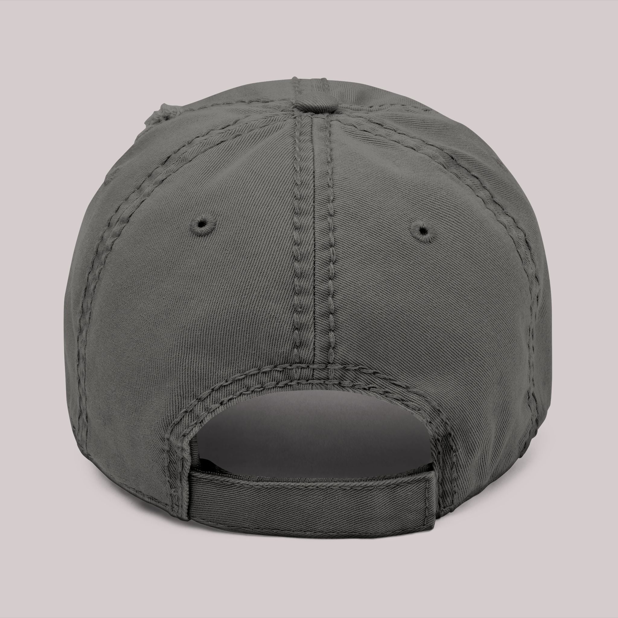 Distressed Monogram ZV Embroidered Hat | Distressed Dad Hat